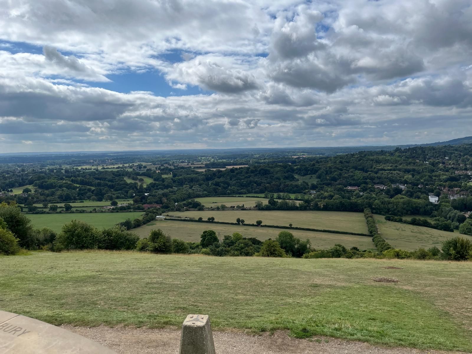 View from the lookout Box Hill